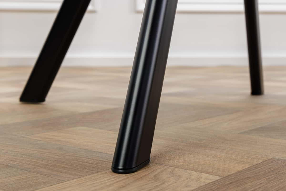 STUHL THE DUTCH COMFORT Samt Greige 80 cm - Champagner/Beige, Textil/Metall (67/82/63cm) - riess-ambiente