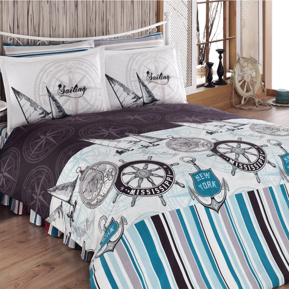 BETTWÄSCHE 5-teilig 200/200 cm ARIYA - Multicolor, Textil (200/200cm) - ROLFNERS