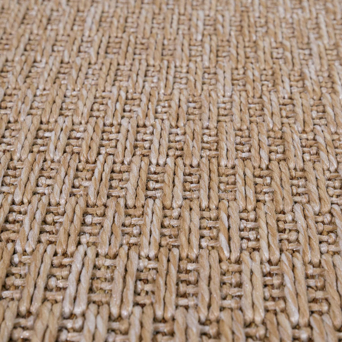 OUTDOORTEPPICH 120/170 cm Waregem 624 - Naturfarben, Kunststoff (120/170cm) - Paco Home