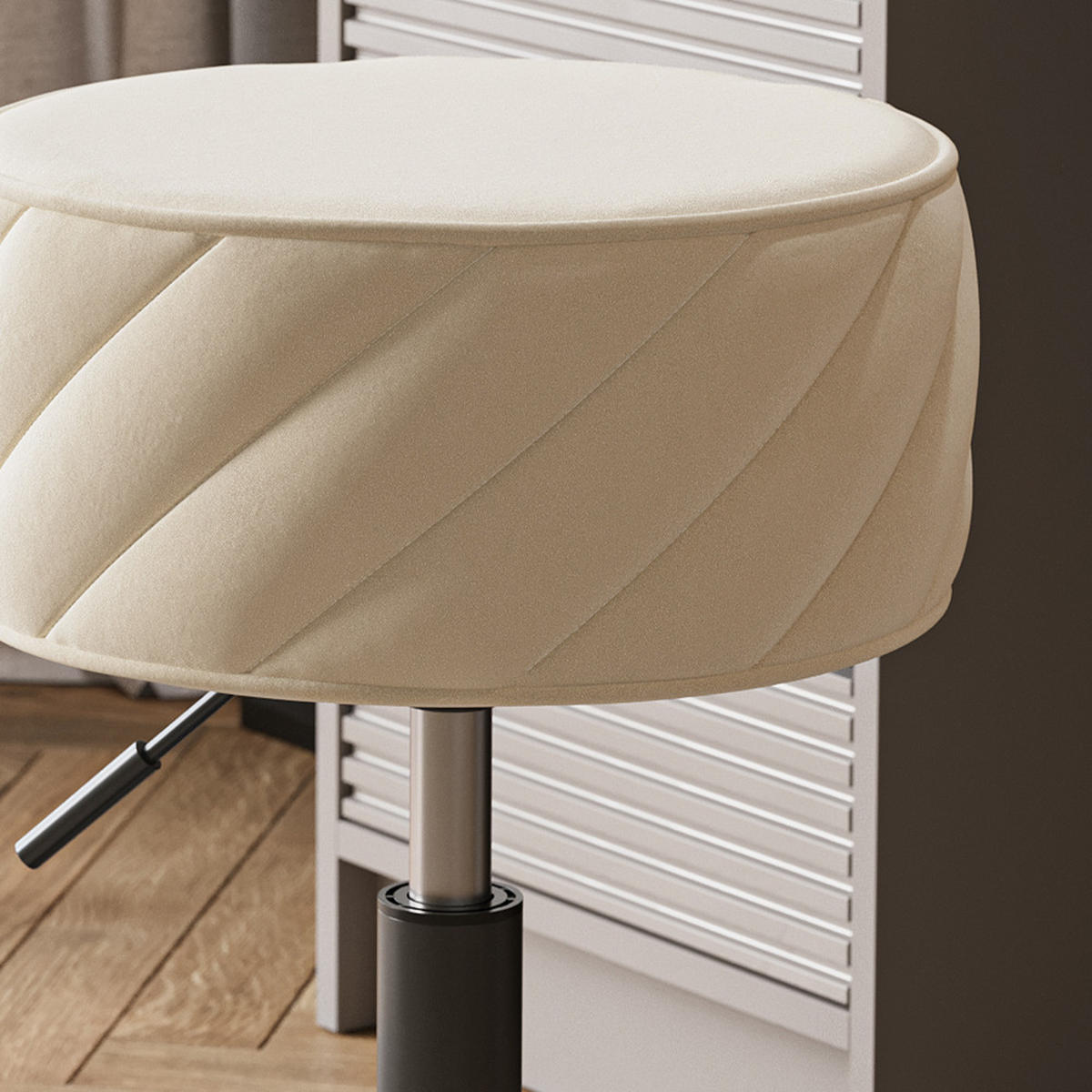 HOCKER Cherio Beige 35 x 50.5 cm - Beige, Textil (35/50.5/38.5cm) - Vicco