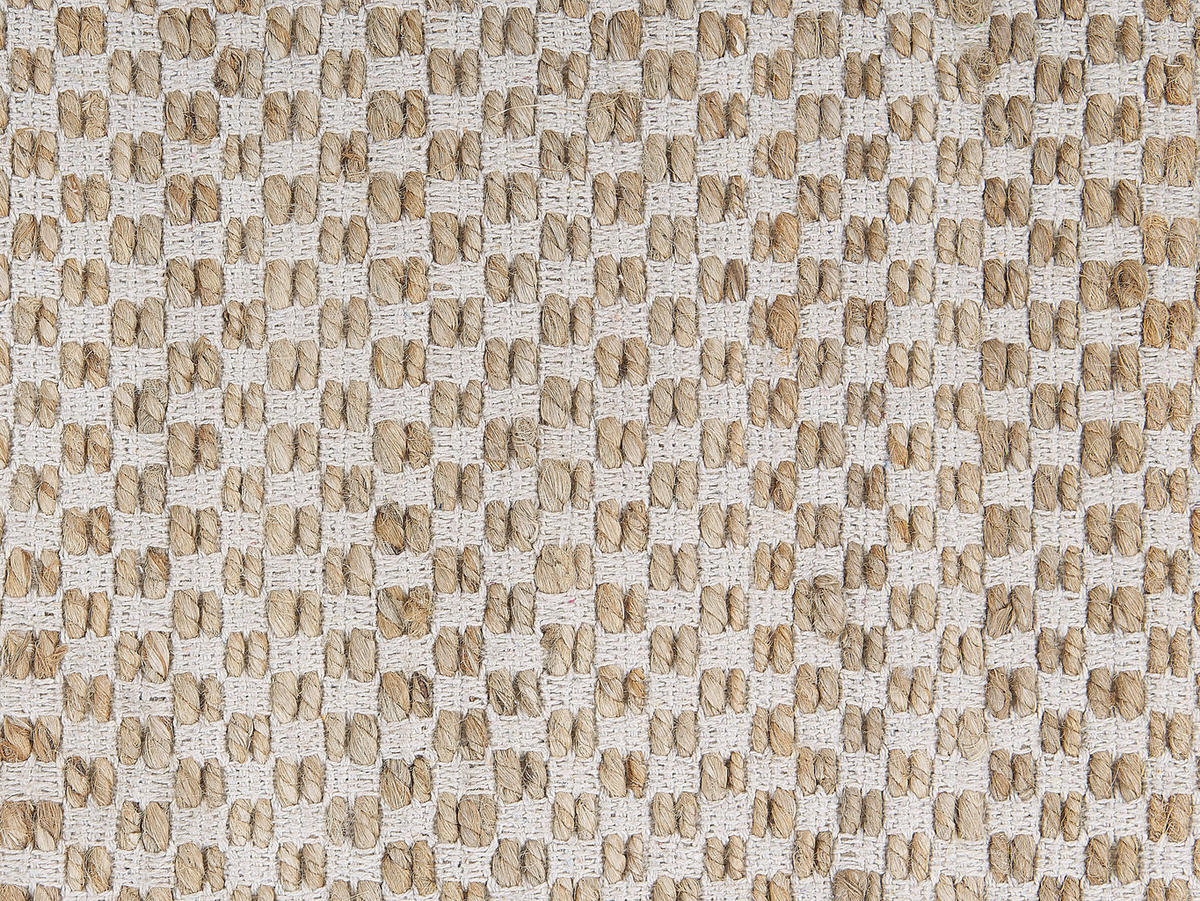 KURZFLOR-TEPPICH Zerdali 200/140 cm - Beige, Naturmaterialien (140/200cm) - Beliani