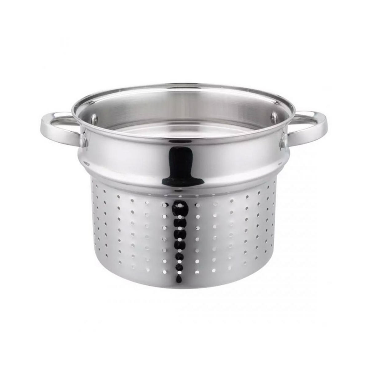 TOPF Silber 30/24/17.4 cm KB7738 - Silberfarben, Metall (24cm) - Klausberg 