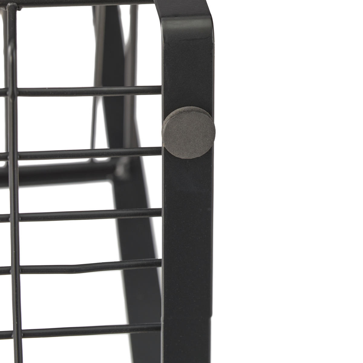 GEWÜRZREGAL - Schwarz, Metall (35/38/18.5cm) - Relaxdays