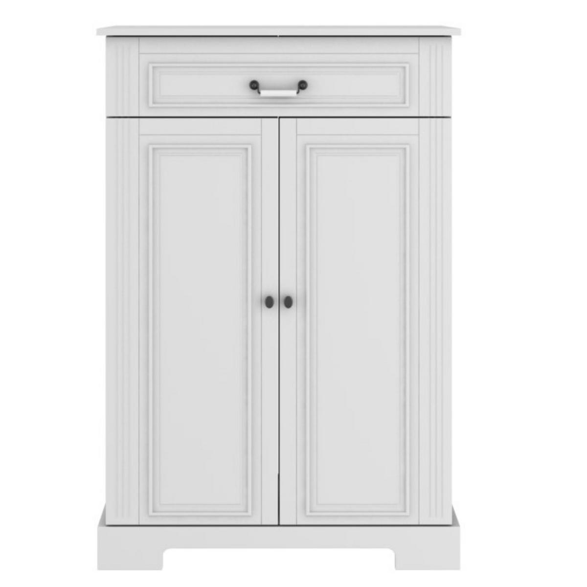 KINDERKOMMODE Ines – rustikale Eleganz und Funktionalität Weiß - Weiß, Holzwerkstoff (84/125/44cm) - RAUMHIRSCH FURNITURE