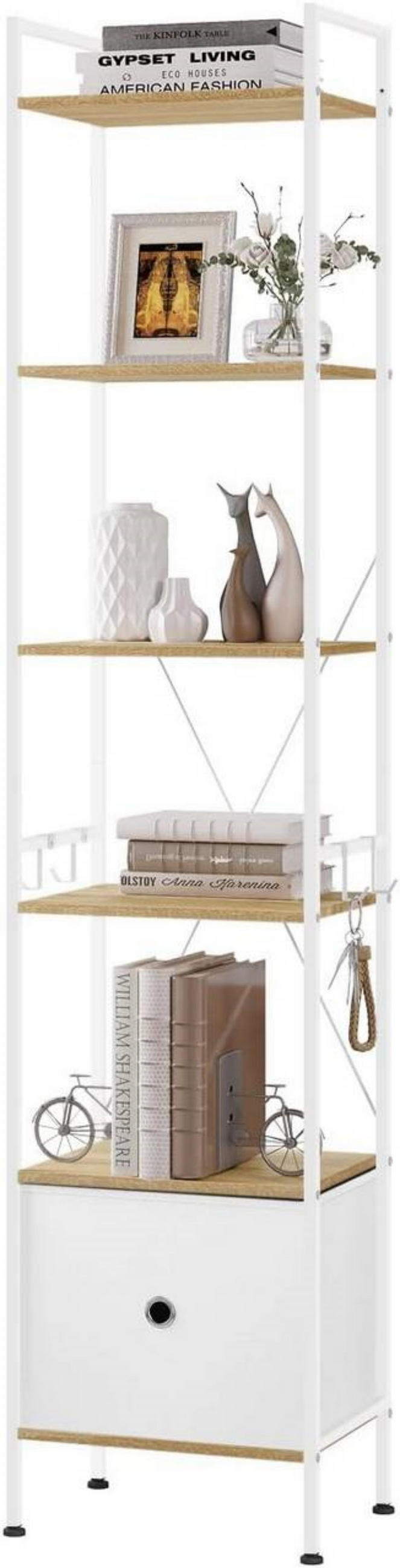 Woltu Regal Eiche 40x187x30 cm