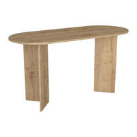 KONSOLENSCHREIBTISCH - Holzfarben hell - TOPANIA - Naturfarben, Holz (140/59.6/74cm) - Vente-Unique