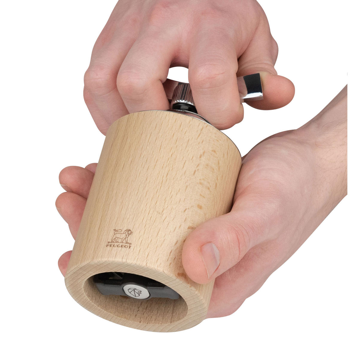 LEINSAMENMÜHLE Isen 13cm Buchenholz Natur - Braun, Holz (7.7/13/7.7cm) - PEUGEOT