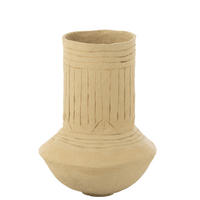 VASE VEDA - Papier - Natürliche - 60 cm hoch - Naturfarben, Papier (60cm) - J-Line