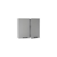 HÄNGESCHRANK mit Geschirrtrockner - W80SU - Morvex - Modernes Design - Grau, Holz/Metall (80/72/30cm) - ROYAL24_MARKT