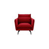 SESSEL Layla-Velluto 7 - Rot, Holz/Textil (105/95/98cm)