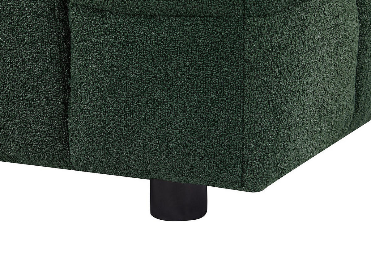 SOFA - 3 Personen - stoff - grün Lerici - Grün, Holz/Textil (213/72/89cm) - Vente-Unique