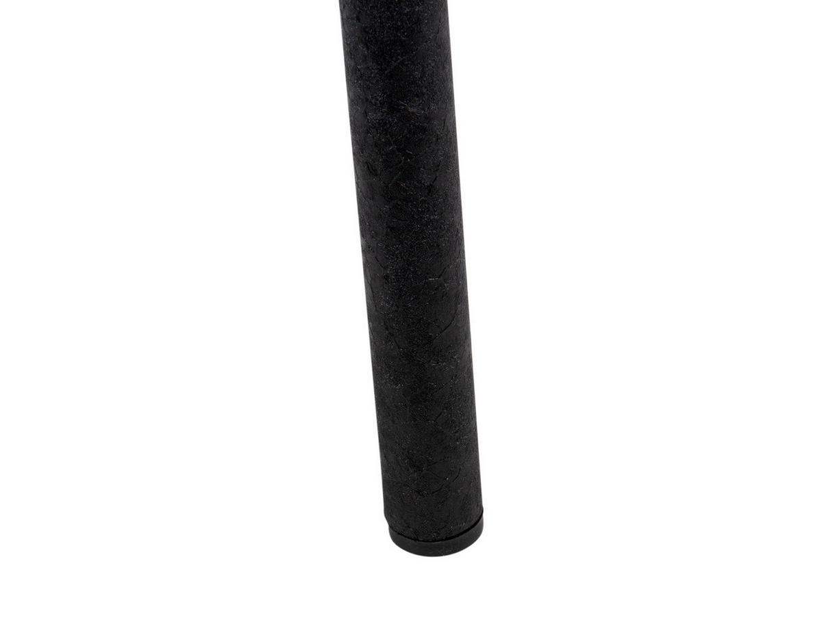 BEISTELLTISCH aus Metall Boaz Schwarz 44/44/43 cm - Schwarz, Metall (44/44/43cm) - Leitmotiv
