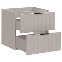 WASCHTISCH Adelaide-56 - Beige, Holzwerkstoff (60/57/46cm) - Lomado