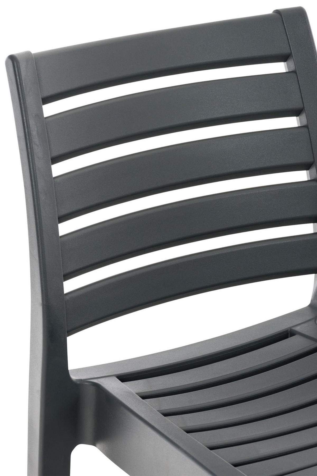 BARHOCKER 2er Set Kunststoff dunkelgrau - Dunkelgrau, Kunststoff (45/105/51cm) - CLP