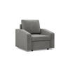 LOUNGESESSEL NEO, BONELL, Hellgrau - Grau, Textil (83/92/92cm) - Mebligo