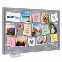 PINNWAND Hellgrau Filz faltbar - Grau, Textil (59/84/1cm) - Relaxdays