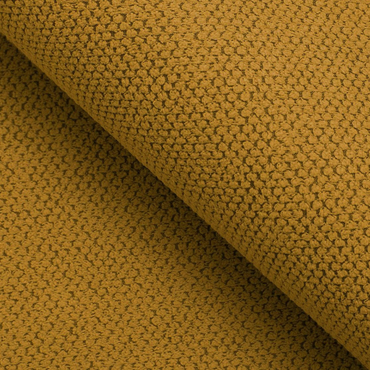 BOXBETT ONO mit Matratze H3, Bonell und Topper 180x200 CURIO 48 - Goldfarben, Textil (180/200cm) - Bedante