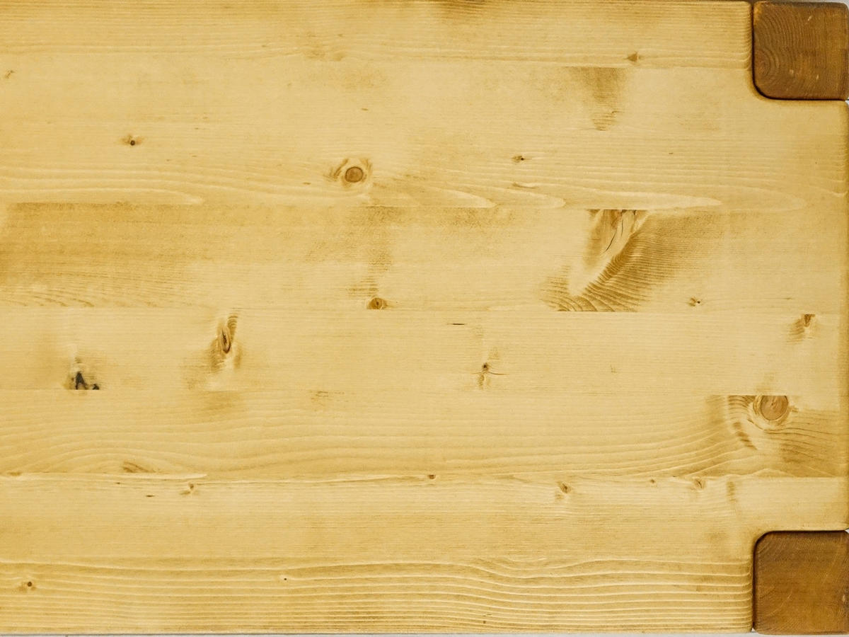 COUCHTISCH aus Massivholz Sara - Honig, Holz (50/100/45cm) - Seart