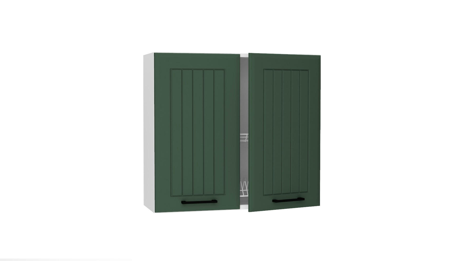 HÄNGESCHRANK W80SU - Arvion - Moderne Küchen Ästhetik - Grün, Holz/Metall (80/72/30cm) - ROYAL24_MARKT
