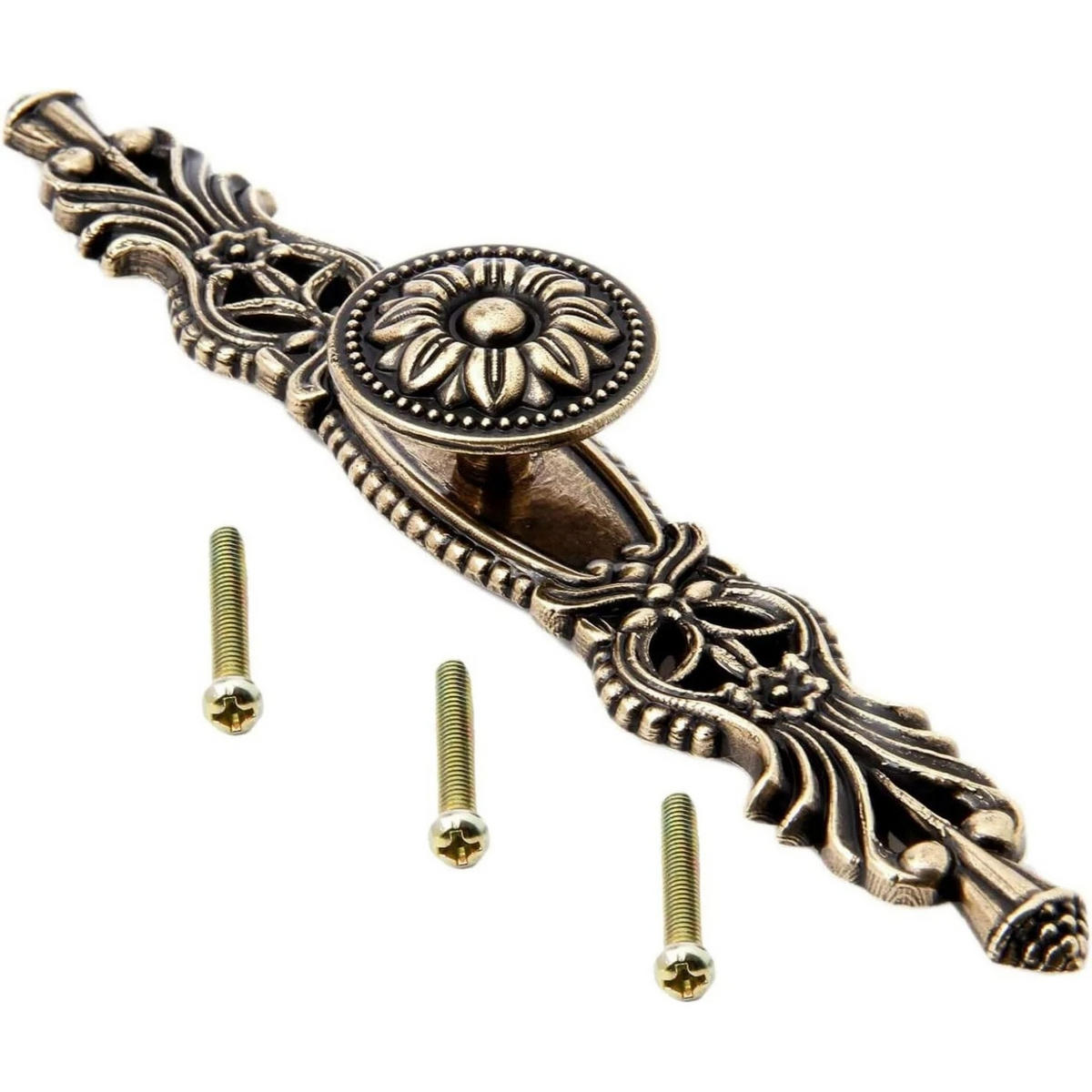 SCHRANKKNOPF Bronze 5er-Set - Goldfarben, Kunststoff (0.25/2.5/1.7cm)