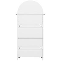 KÜCHENBUFFET, 70 x 35 x 180 cm, Weiß, MDF - Weiß, Holzwerkstoff (70/180/35cm) - SONNENH
