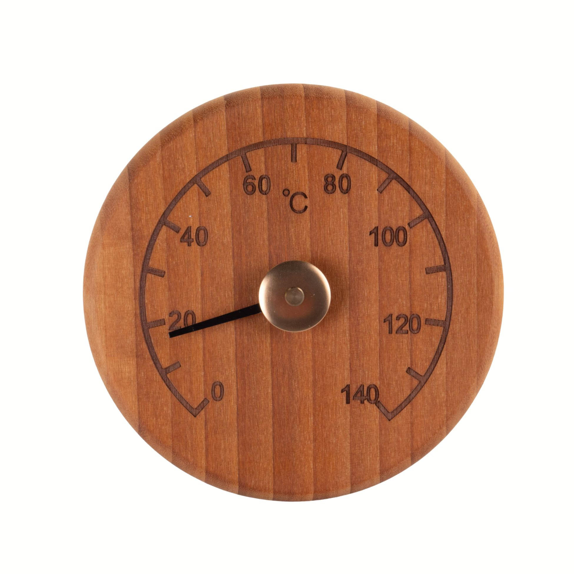 SAUNATHERMOMETER Erlenholz - Braun, Holz (13.5/13/1cm)
