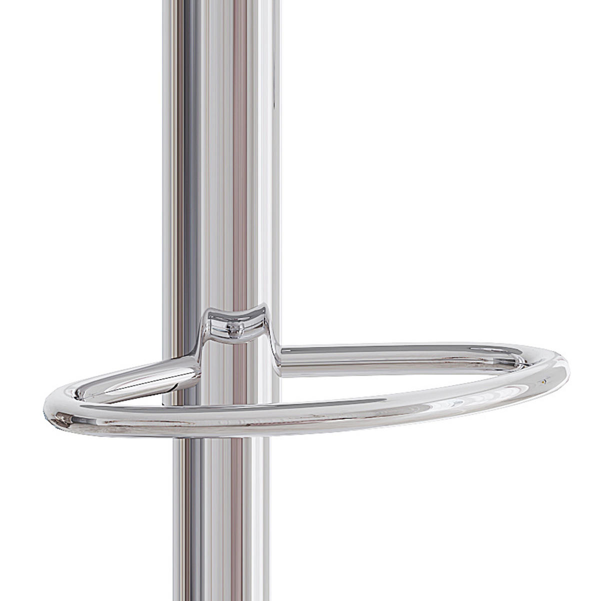 BARHOCKER 2er-Set Schwarz höhenverstellbar und 360° drehbar - Schwarz, Metall (44/117.5/44cm) - MIVRAY