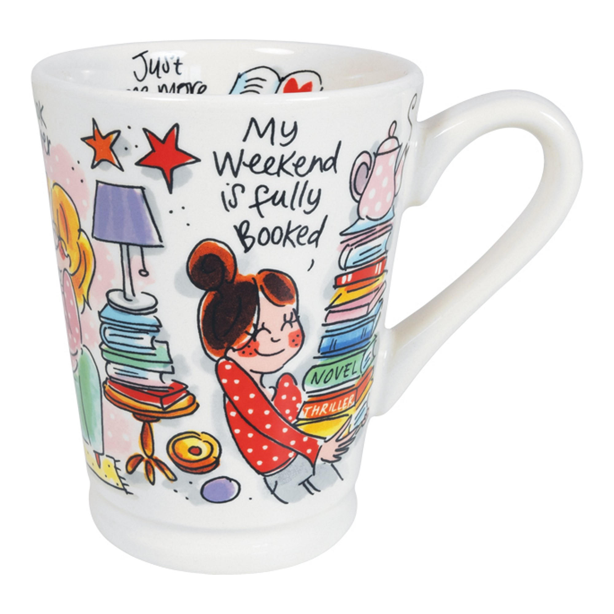 XL-BECHER Bücherliebhaber in Bunt - 500 ml - Multicolor, Keramik (0.5L) - Blond Amsterdam