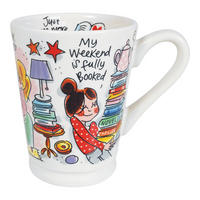 XL-BECHER Bücherliebhaber in Bunt - 500 ml - Multicolor, Keramik (0.5L) - Blond Amsterdam