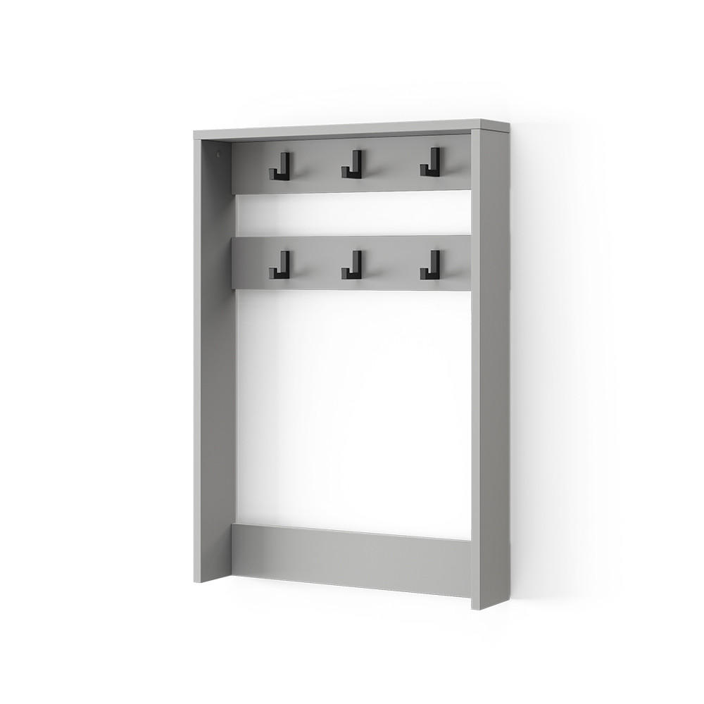 GARDEROBENAUFSATZ Eliza Grau 60 x 85 cm - Grau, Holzwerkstoff (60/85/12.1cm) - Vicco