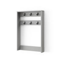 GARDEROBENAUFSATZ Eliza Grau 60 x 85 cm - Grau, Holzwerkstoff (60/85/12.1cm) - Vicco