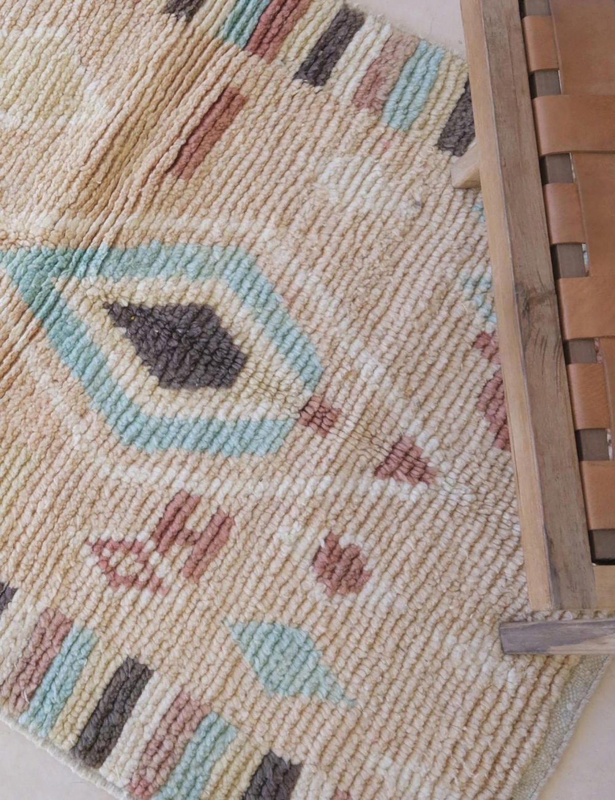 BERBERTEPPICH aus reiner Wolle 97x 152 cm - Multicolor, Naturmaterialien (97/152cm) - AFK Living