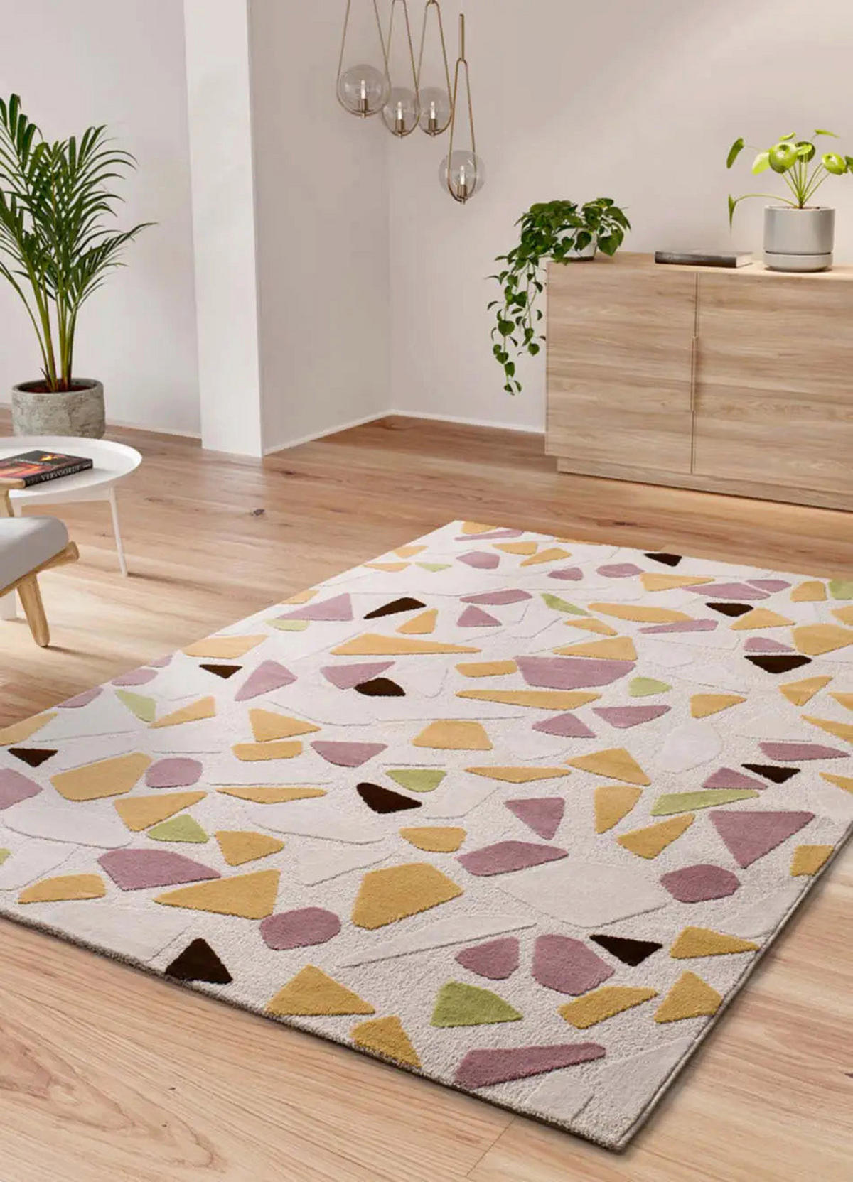 KURZFLORTEPPICH Mehrfarbig Flashy 160/230 cm - Multicolor, Naturmaterialien/Textil (160/230cm) - Atticgo