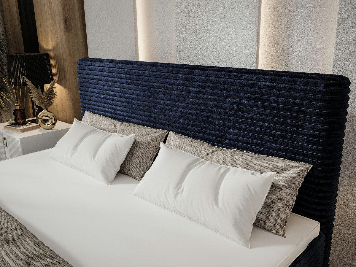 BOXBETT Tiliani Blau 120x200 cm - Blau, Textil (120/200cm) - B&B Home
