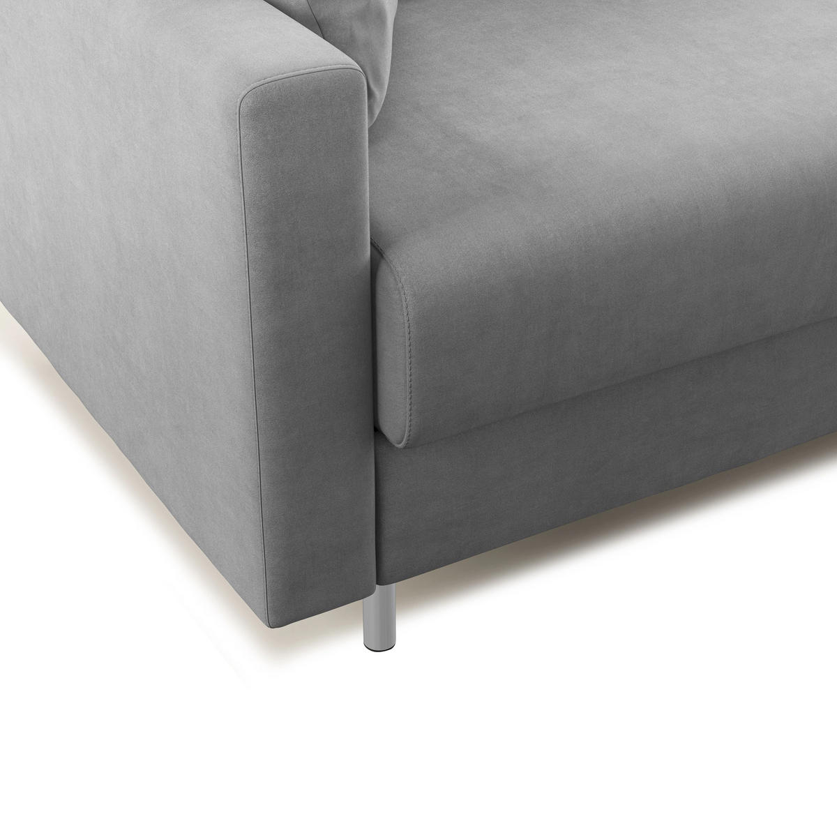 SCHLAFSOFA Megan - Grau, Textil (188/97/96cm) - Divani.store