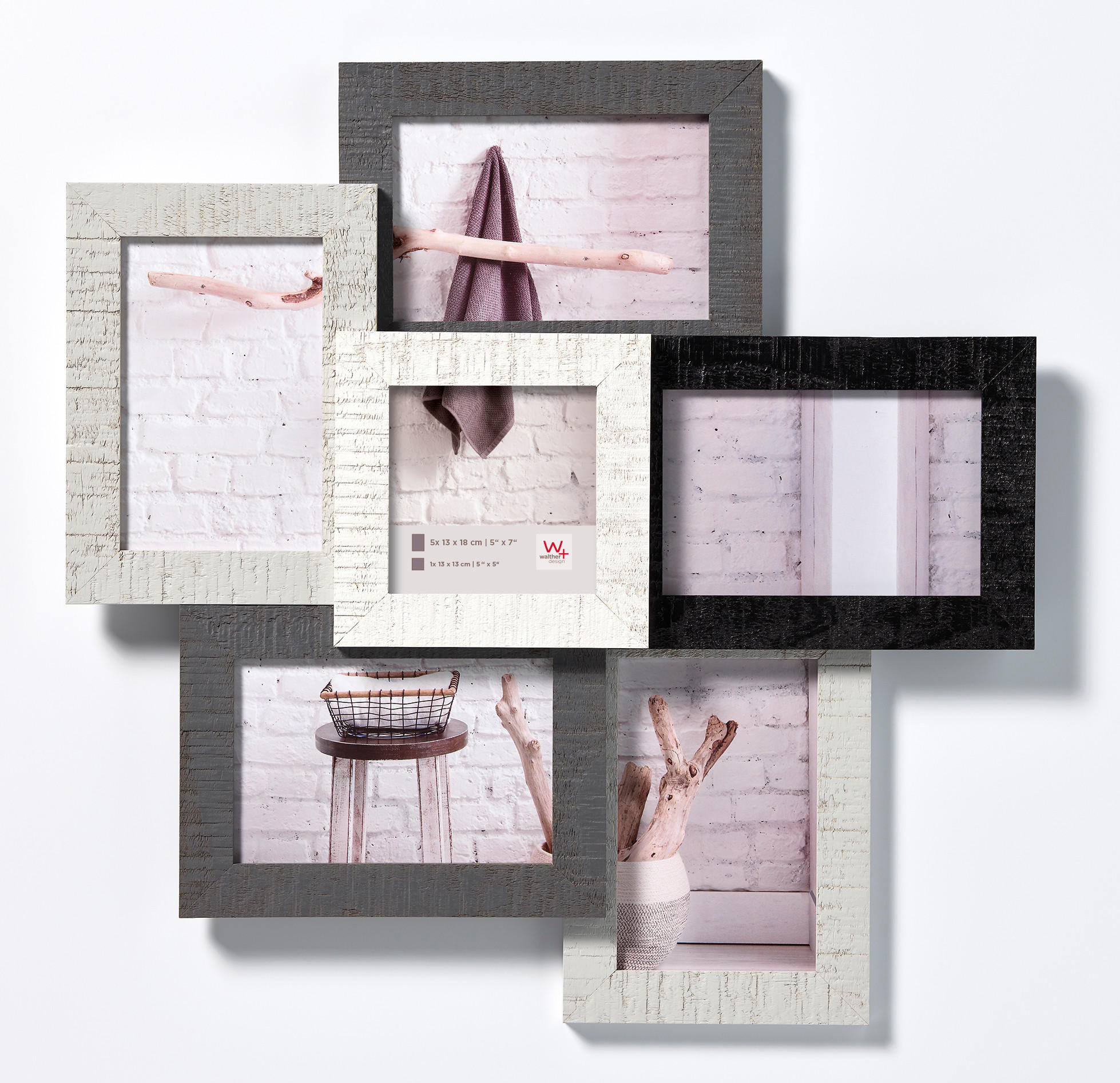 BILDERRAHMEN Home 50x50 cm diverse - Grau, Holz (54.5/54.5/5cm) - EMIX24