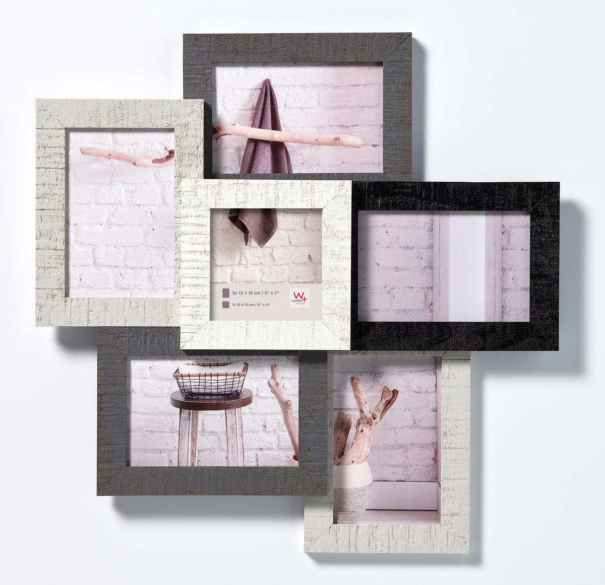 BILDERRAHMEN Home 50x50 cm diverse - Grau, Holz (54.5/54.5/5cm) - EMIX24