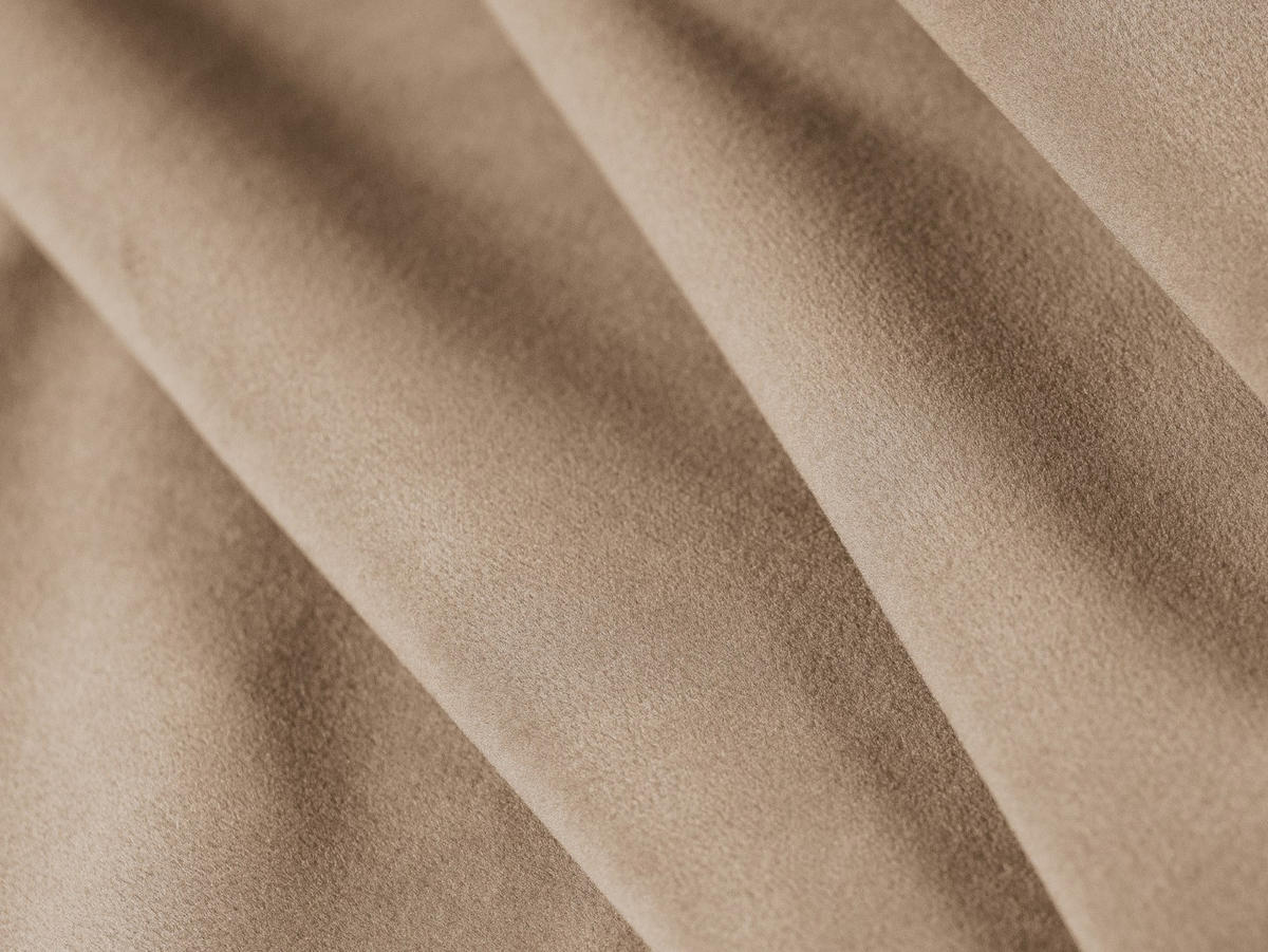 SOFA modular Bloom aus Samt sandfarben 3 Sitzplätze - Sandfarben, Textil (106/95/232cm) - Micadoni