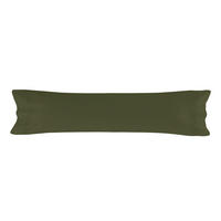 KISSENBEZUG basic 45x155 cm olivgrün - Olivgrün, Textil (45/155cm) - Happy Friday