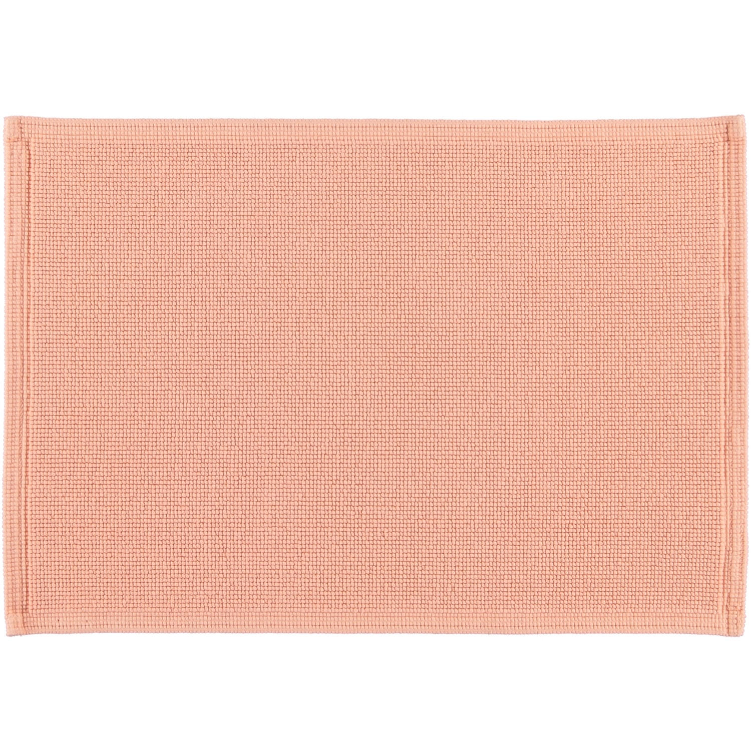 BADEMATTEN PLAIN PEACH - 405 - Orange, Textil (50/70cm) - Rhomtuft