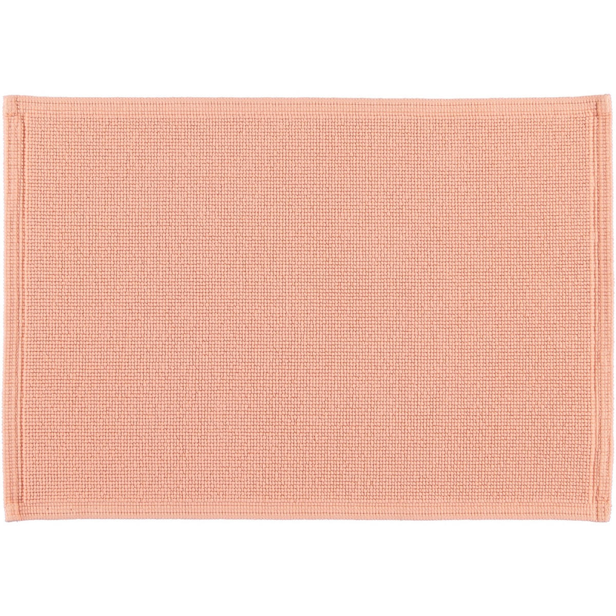 BADEMATTEN PLAIN PEACH - 405 - Orange, Textil (50/70cm) - Rhomtuft