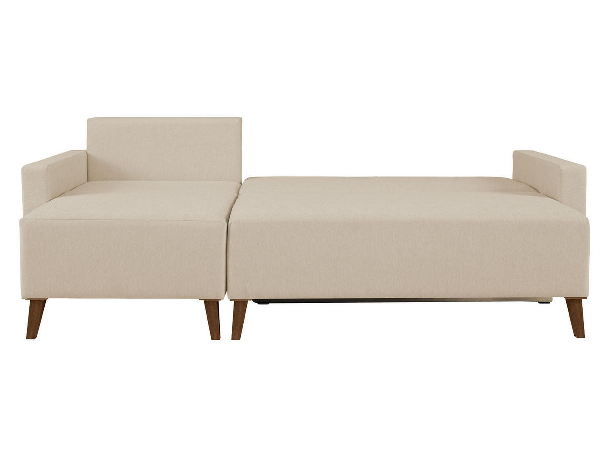 ECKSCHLAFSOFA Oviedo - Grau, Holz/Kunststoff (225/140cm) - MIRJAN24