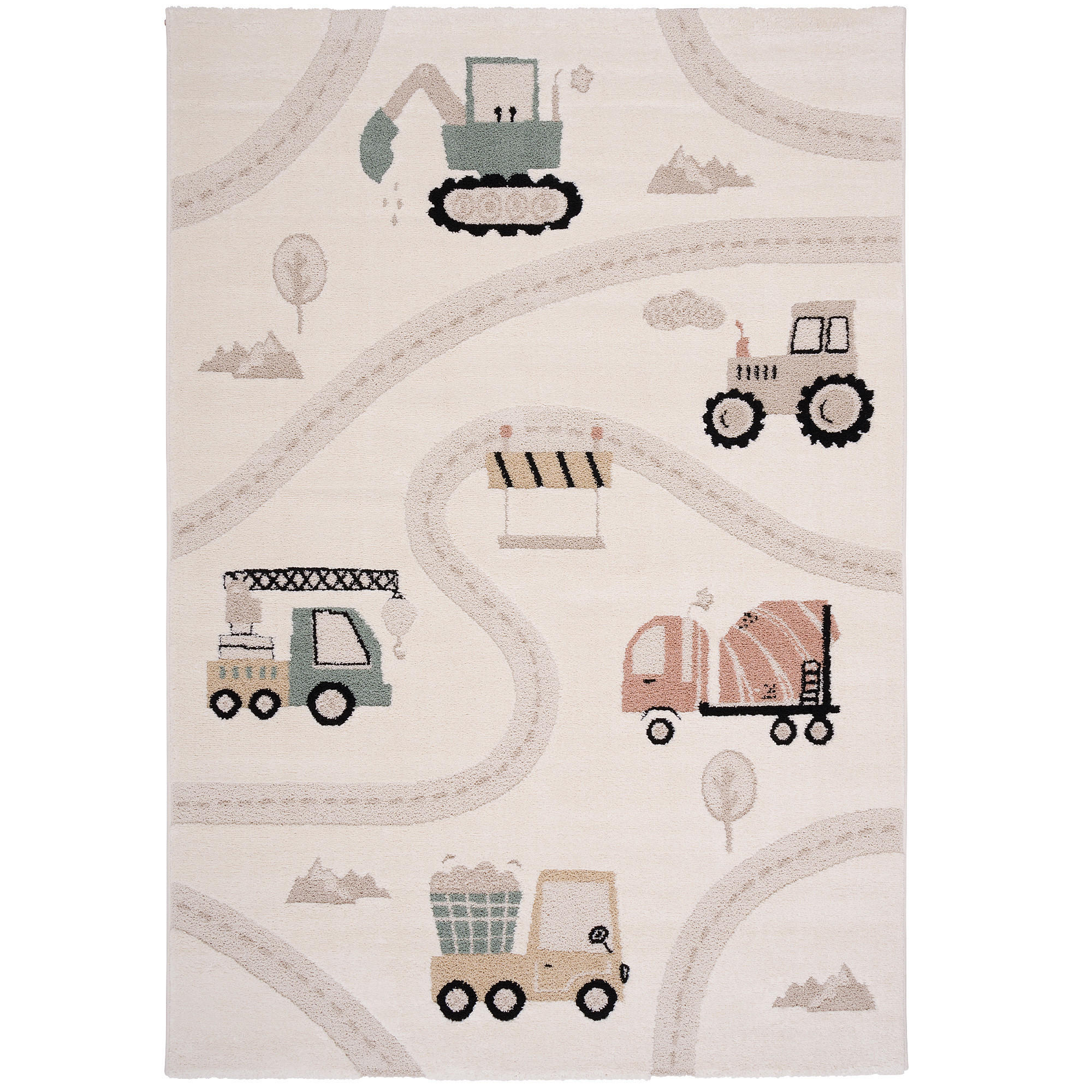 KINDER TEPPICH HAPPY KIDS - Türkis, Textil (200/290cm) - Pergamon