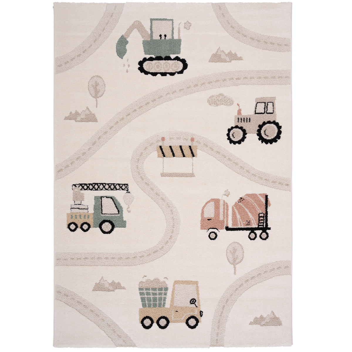 KINDER TEPPICH HAPPY KIDS - Türkis, Textil (200/290cm) - Pergamon