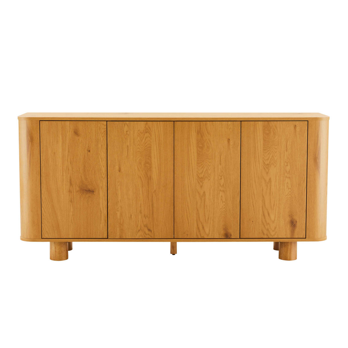 SIDEBOARD 160 cm, helles Holz - Beige, Holz (40/75/160cm) - Oviala