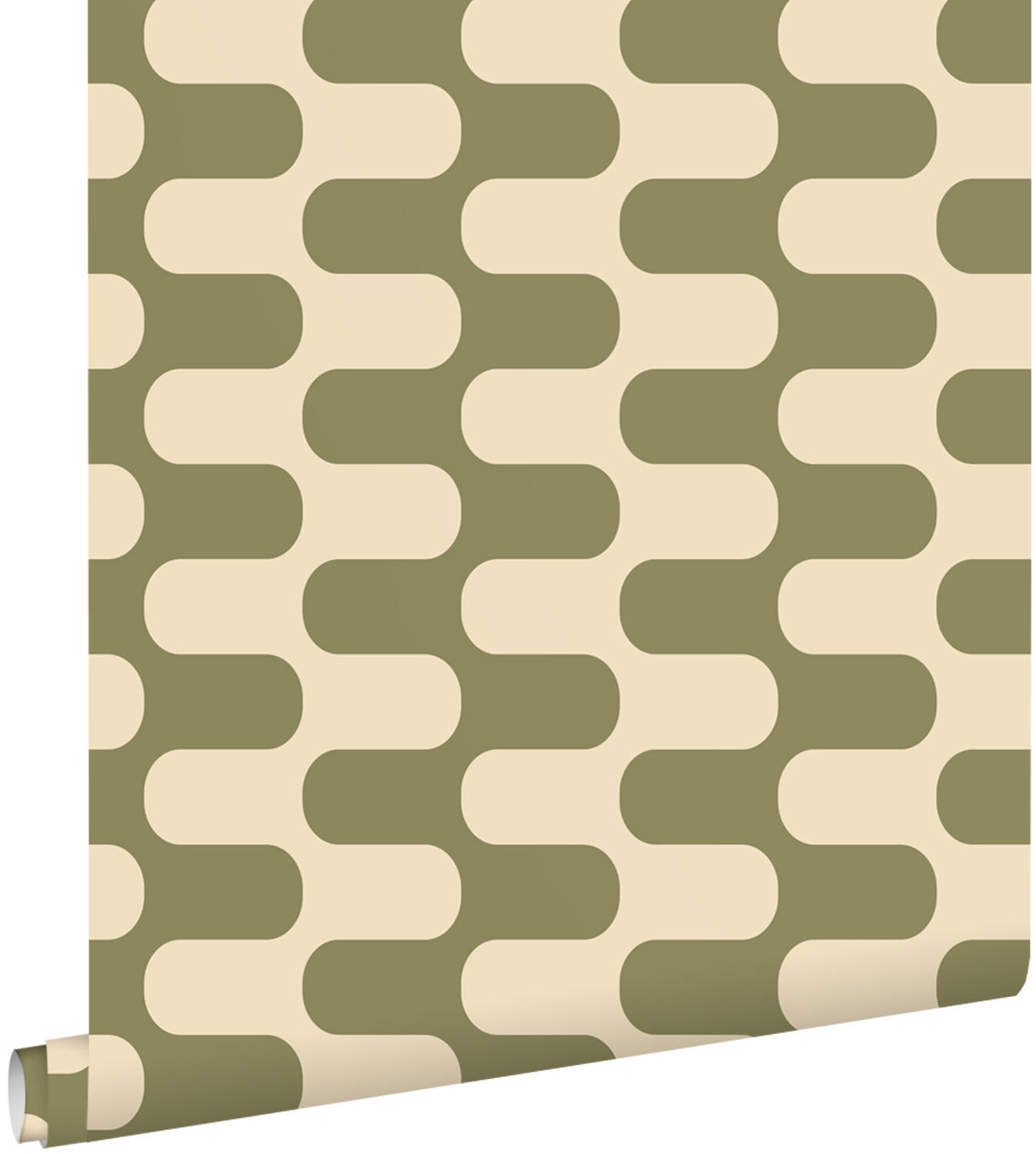 ESTAhome Tapete Grün 50x900 cm