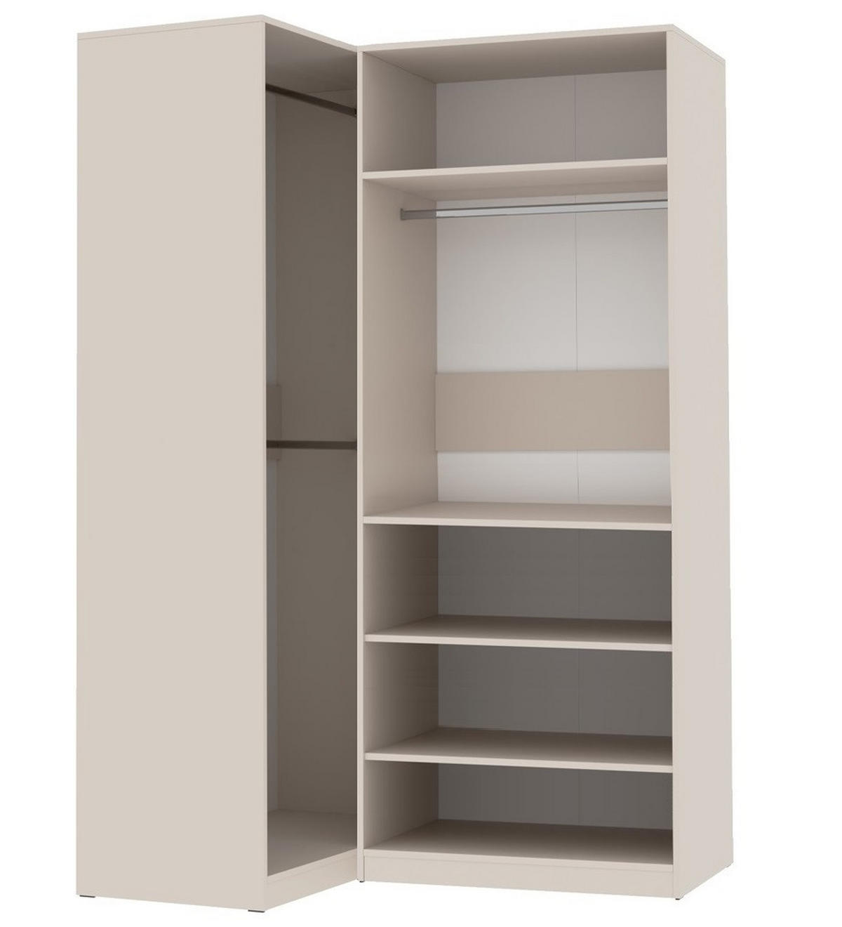 GARDEROBENSCHRANK OFFEN TRES K/C CASHMERE 180/206/51 cm - Kaschmir, Holzwerkstoff (180/206/51cm) - Marmex Möbel