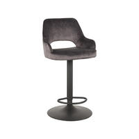 BARHOCKER Fer - Grau - 52/50/110 cm - - Grau, Textil (45/92/47cm) - LABEL51