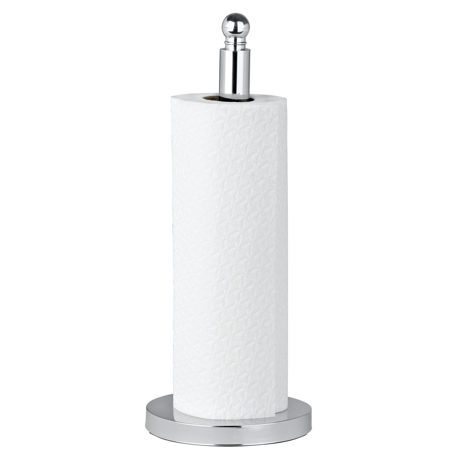 Wenko Toilettenpapierständer Silber 14x35x14 cm
