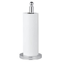 TOILETTENPAPIERSTÄNDER Viterbo 14/14/35 cm - Silberfarben, Metall (14/35/14cm) - Wenko